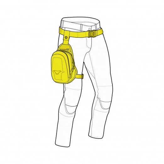 New ๐ Textile Macna Leg Bag Extended Black ๐ 4 New ๐ Textile Macna Leg Bag Extended Black ๐ - Image 2