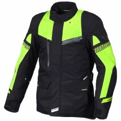 Flash Sale ❤️ Touring Macna Aspire Jacket Black Yellow Fluo 🛒