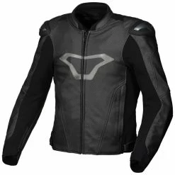 Deals 🎁 Perforated Leather Macna Aviant Air Leather Jacket Black 😉