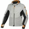 Promo 🌟 Textile Macna Beacon Jacket Grey Black Orange 😍 -Macna Shop macna beacon jacket grigio