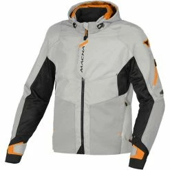 Promo 🌟 Textile Macna Beacon Jacket Grey Black Orange 😍