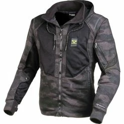 Hot Sale 🧨 Ventilated Macna Breeze Jacket Black Grey Camo 😀