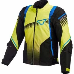 Macna Shop 25 Flash Sale π Textile Macna Charger Jacket Black Yellow Blue π