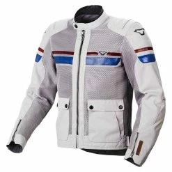 Deals โญ Ventilated Macna Fluent Jacket Grey Red Blue ๐ฅฐ