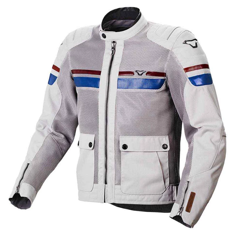 Deals ⭐ Ventilated Macna Fluent Jacket Grey Red Blue 🥰 3 Deals ⭐ Ventilated Macna Fluent Jacket Grey Red Blue 🥰