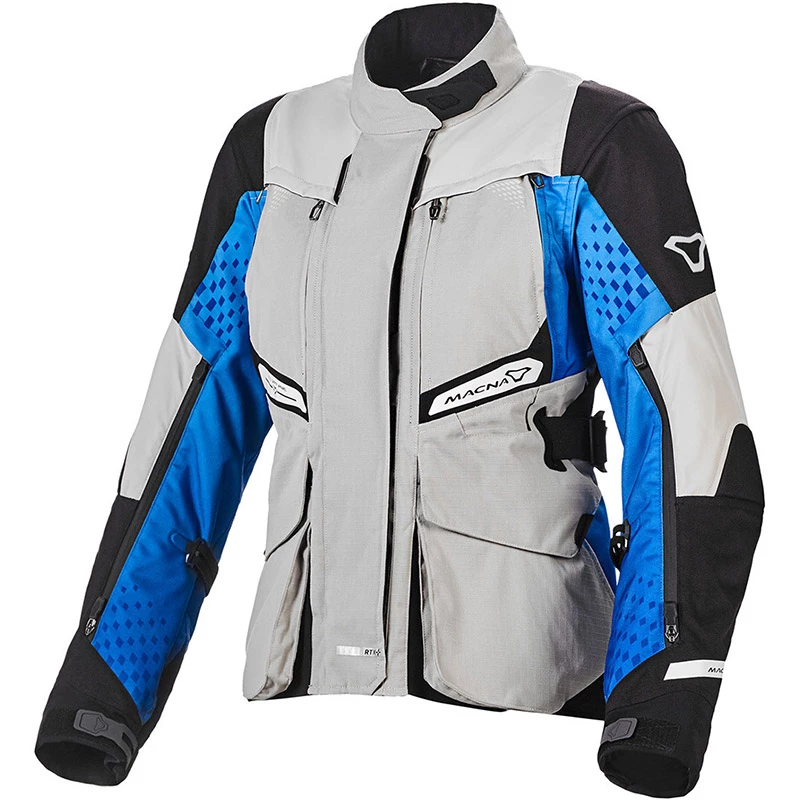 Cheap 👍 Touring Macna Fusor Lady Jacket Light Grey Blue ✨ 3 Cheap 👍 Touring Macna Fusor Lady Jacket Light Grey Blue ✨