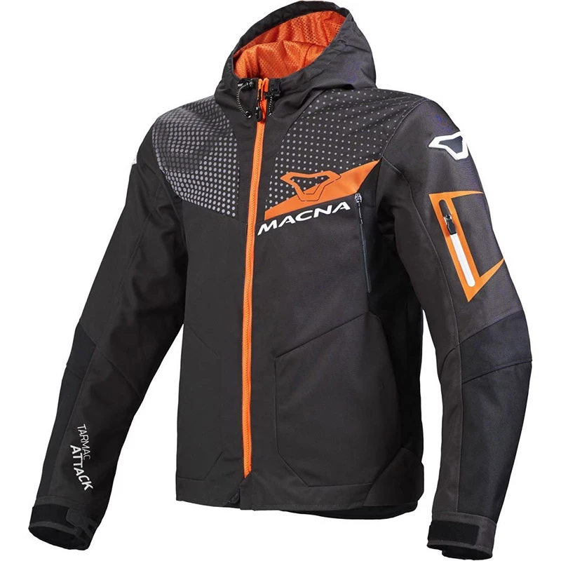 New 🌟 Textile Macna Imbuz Jacket Black Orange 👍 3 New 🌟 Textile Macna Imbuz Jacket Black Orange 👍