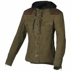 Best Sale 🔔 Textile Macna Inland Lady Jacket Green Brown 🎁