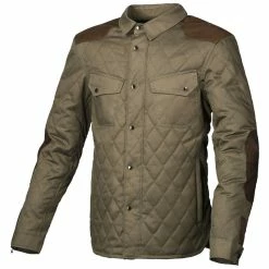 Best Pirce 👍 Textile Macna Inland Quilted Jacket Green Brown 😍