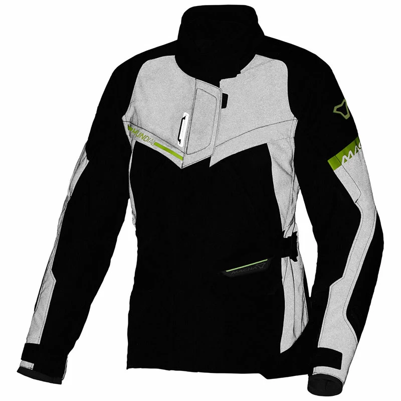 Budget ๐ Touring Macna Mundial Night Eye Lady Jacket Black Yellow โญ 5 Budget ๐ Touring Macna Mundial Night Eye Lady Jacket Black Yellow โญ - Image 3