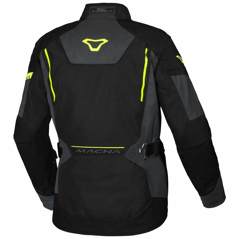 Coupon 💯 Touring Macna Mundial Night Eye Jacket Grey Black Yellow 👍 4 Coupon 💯 Touring Macna Mundial Night Eye Jacket Grey Black Yellow 👍 - Image 2