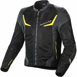 Cheapest ⌛ Ventilated Macna Orcano Night Eye Jacket Yellow 😉