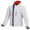 Cheapest 🎉 Textile Macna Refuge Jacket Light Grey Red ⭐ -Macna Shop macna refugejacket rosso