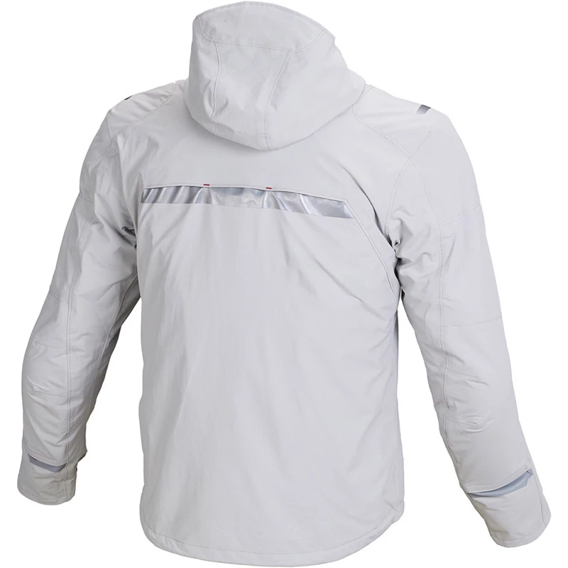 Cheapest 🎉 Textile Macna Refuge Jacket Light Grey Red ⭐ 4 Cheapest 🎉 Textile Macna Refuge Jacket Light Grey Red ⭐ - Image 2