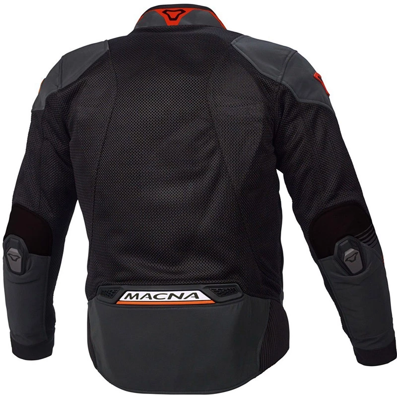 Coupon 😀 Ventilated Macna Rewind Night Eye Jacket Black Red 🔥 4 Coupon 😀 Ventilated Macna Rewind Night Eye Jacket Black Red 🔥 - Image 2