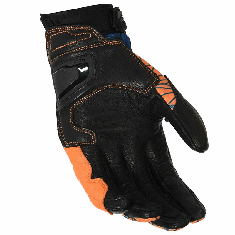 Best Sale 🌟 Racing Macna Rocco Gloves Orange Blue ❤️ 4 Best Sale 🌟 Racing Macna Rocco Gloves Orange Blue ❤️ - Image 2