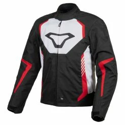 Best reviews of ⭐ Textile Macna Tazar Jacket Black White Red ❤️