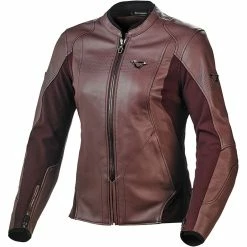 Best Pirce ❤️ Macna Tequilla Lady Leather Jacket Dark Pink 🔔