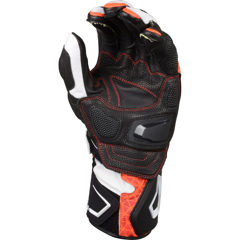 New ๐ Racing Macna Track R Gloves Orange Black White ๐งจ 4 New ๐ Racing Macna Track R Gloves Orange Black White ๐งจ - Image 2