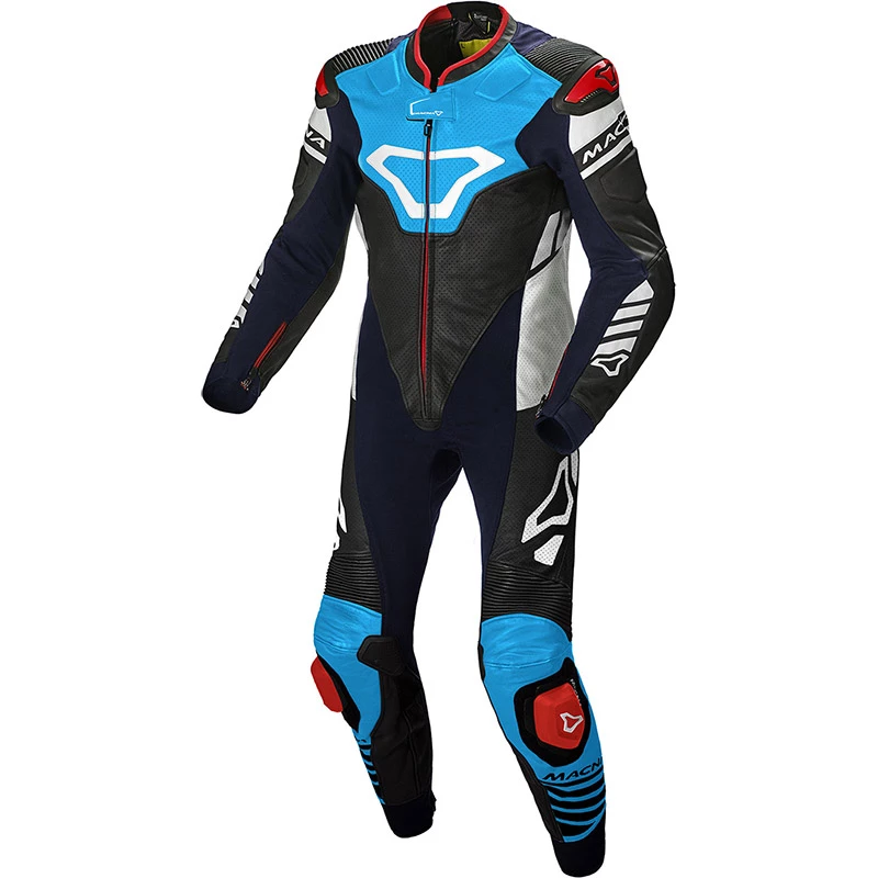 Flash Sale 👍 Leather One Piece Macna Tracktix 1pc Suit Black Blue ✔️ 3 Flash Sale 👍 Leather One Piece Macna Tracktix 1pc Suit Black Blue ✔️
