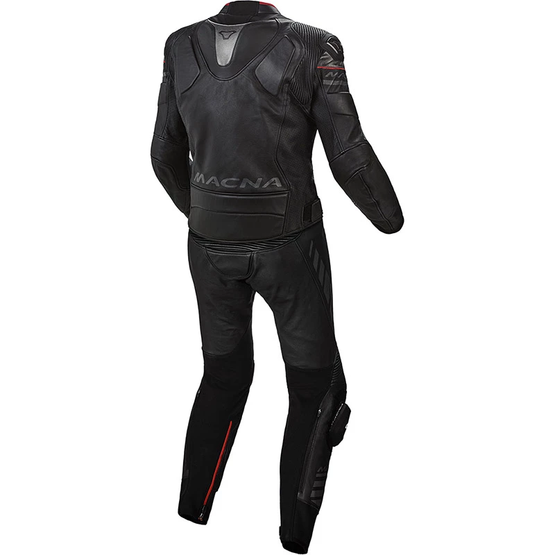 Promo 👍 Leather Two Pieces Macna Tracktix 2pcs Suit Black 🔥 4 Promo 👍 Leather Two Pieces Macna Tracktix 2pcs Suit Black 🔥 - Image 2
