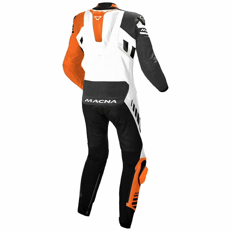 Cheap ๐ Leather One Piece Macna Tracktix 1pc Suit White Black Orange ๐ 4 Cheap ๐ Leather One Piece Macna Tracktix 1pc Suit White Black Orange ๐ - Image 2