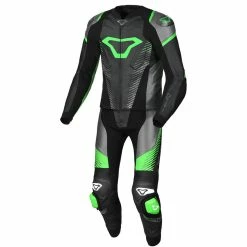 Cheapest ๐ฅฐ Leather Two Pieces Macna Tronniq 2pc Suit Black Grey Green โ