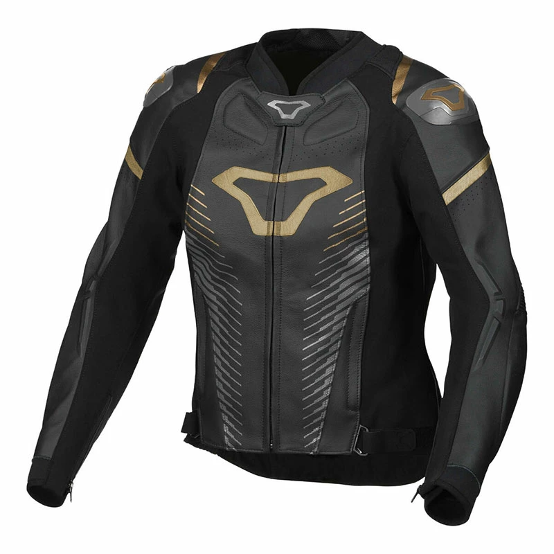 Hot Sale 😍 Macna Tronniq Leather Lady Jacket Black Gold 👏 3 Hot Sale 😍 Macna Tronniq Leather Lady Jacket Black Gold 👏