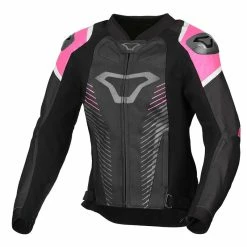 Flash Sale 🛒 Macna Tronniq Leather Lady Jacket Black Pink 🌟