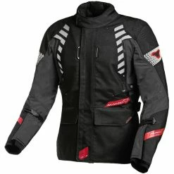 Budget ๐ Touring Macna Ultimax Lady Jacket Black Red ๐