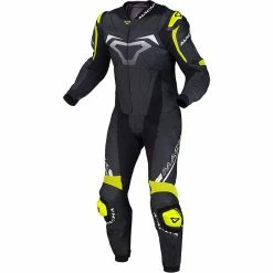 Brand new ๐ Leather Two Pieces Macna Voltage 2pc Suit Black Fluo Yellow โ๏ธ