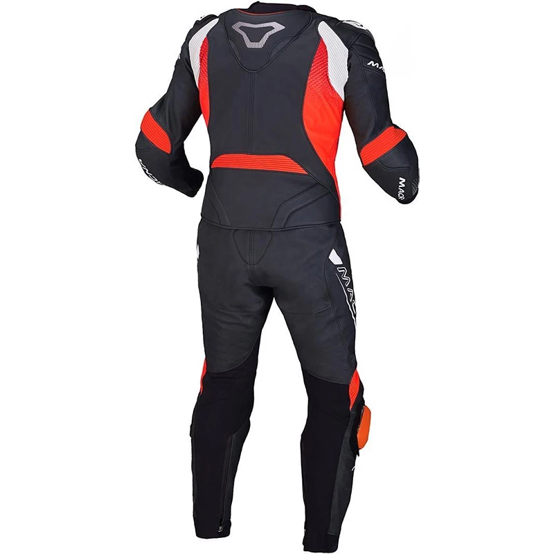 Discount 🥰 Leather Two Pieces Macna Voltage 2pc Suit Black Fluo Red ✔️ 4 Discount 🥰 Leather Two Pieces Macna Voltage 2pc Suit Black Fluo Red ✔️ - Image 2