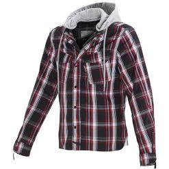 Top 10 👏 Textile Macna Westcoast Forest Hoodie Black Red ⭐